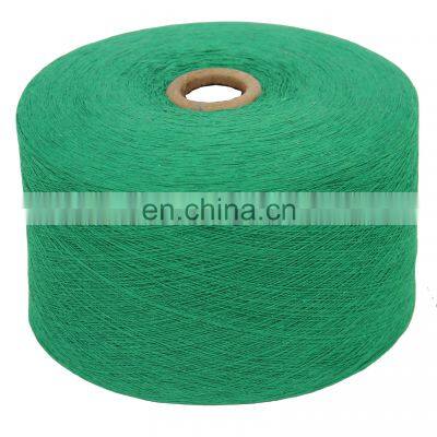 Recycled yarn Textile / knitting yarn moisture dry high quality spot stock 28s / 2 colored