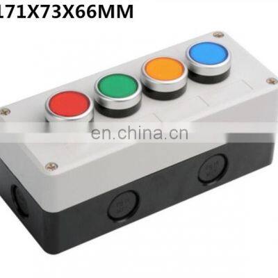 Waterproof Switch Box Plastic Starting Button Switch Box Electrical Industrial Button Emergency Stop Switch Box photo-5