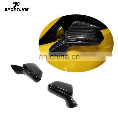 Dry Carbon Fiber ZL1 Side Mirror Cover for Chevrolet CAMARO LT SS RS ZL1 Coupe 2016-2019