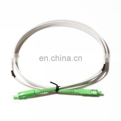Fiber Optic Drop Cable White Color G657A1 SC/APC Pigtail photo-4