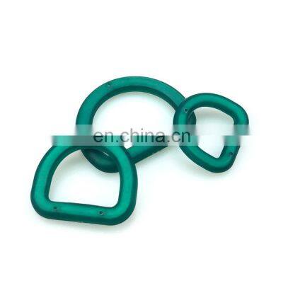 accept color custom D ring PP covered and stainless steel light and durable ring