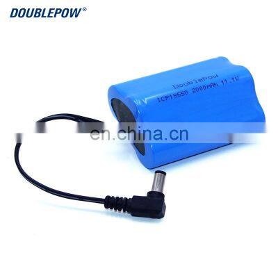 Rechargeable Li-ion 2000mAh 11.1v Lithium Ion 18650 Battery Pack With Connector Plug for Airplane RC Helicopter Drone photo-2