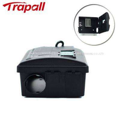 Reusable Plastic Mouse Rodent Control Trap Rat Box Bait Station with Key