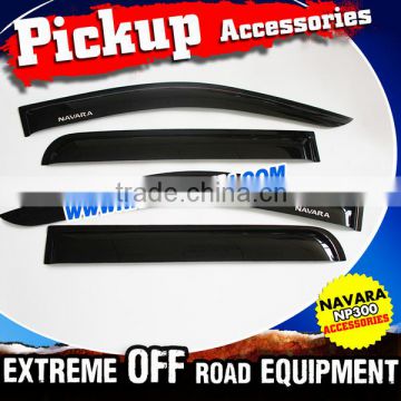 2015 Navara NP300 D23 Weather shields Rain shields Window Visor Wind Deflector