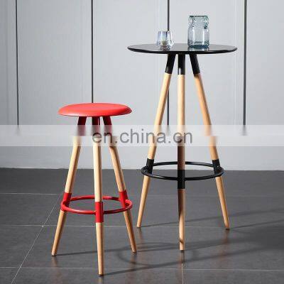 Bar Tables New Rustic Home Coffee Round Luxury Metal Modern Wood Mini High Outdoor Set Tables Bar Furniture For Bar Restaurant