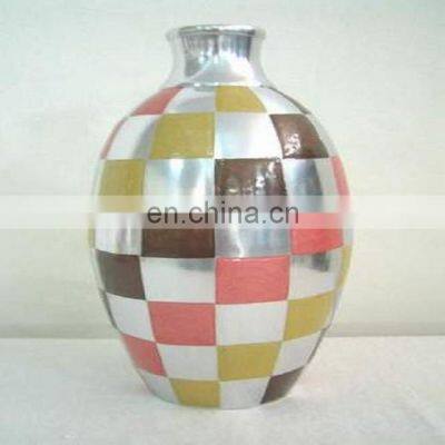 enamel flower vase