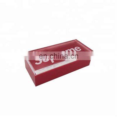 Handmade Hot Pink Acrylic Jewelry Box with 20mm Transparent Lid Acrylic Box