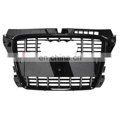 Front grille for Audi A3 8P Change to S3 style grille  ready to ship black car grill 2009-2013