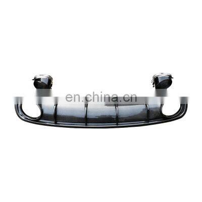RS6 Diffuser With Tailpipe for Audi A6 Refit to Audi A6 RS Line High Quality Rear Bumper Diffuser 2012-2015 photo-3