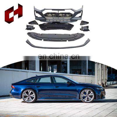 CH Custom Car Accessories Rear Diffuser Spoiler Brake Light Kit Car Conversion Kit For Audi A7 2019-2021 To Rs7