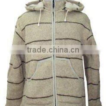 Knitted woolen Hoody