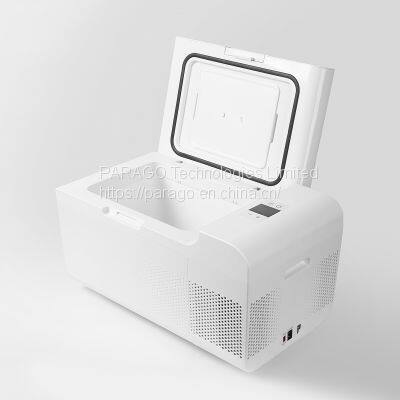 20L Small Car Fridge For Home Car Dual Use Camping Drinking and Food Storage photo-2
