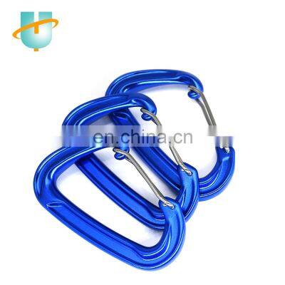 General Industry 18kn d Shaped Rock Climbing Aluminium Alloy 7075 High Strength Carabiner Hooks photo-2