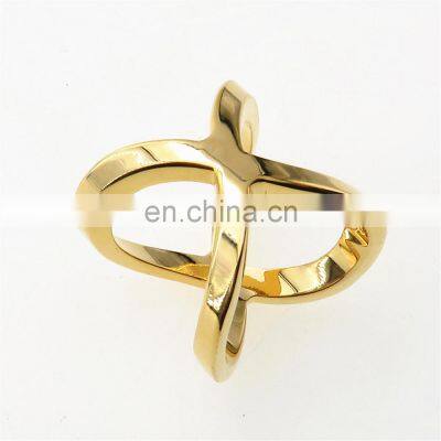 Custom Women's Elegant Fashion Layers  Hollow Ring  Zinc Alloy Scarf Clips Metallic Scarves Buckle Silk Rings