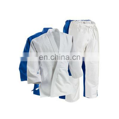 blue color custom embroidery jiu jitsu kimono