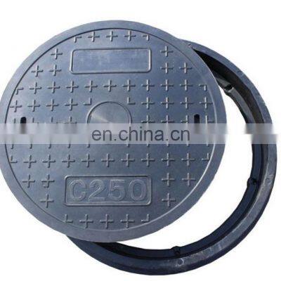 Lockable D400 SMC GRP FRP Composite Material Square Round Manhole Cover photo-3