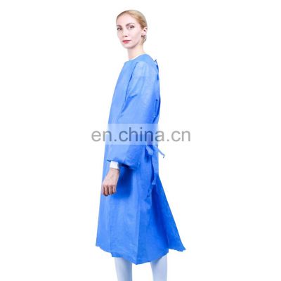 Protective disposable cheap medical gowns non woven surgical medical gowns