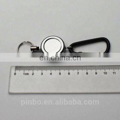 Rigid Metal Badge Reel With Alligator Clip With Carabiner photo-3