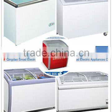 40c degree top open door freezer 100liters -400litersycle