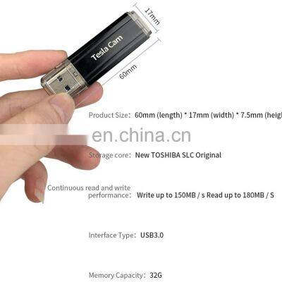 Dashcam Flash Drive for Tesla Model Y/3/S/X Sentry Mode Pre-Configured Fast SLC MLC USB Drive for Tesla Model 3/S/X/Y 32 64 GB photo-2