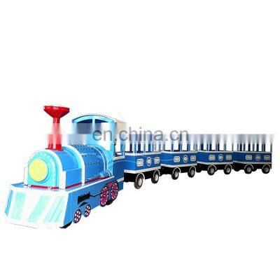 Adult Amusement Equipment Kids Track Train Electric Trackless Train Game For Sale