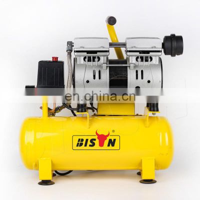 Bison China 9L 600W Mini Silent  Oil Free Portable Air Compressor