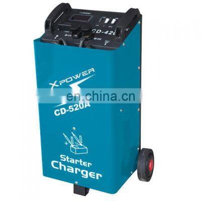 12/24V Portable Car Battery Charger and Charging Lead-acid Truck CD 320 Electric Retop or OEM 50-1000AH 12V/24V 50/60hz 2.6KVA