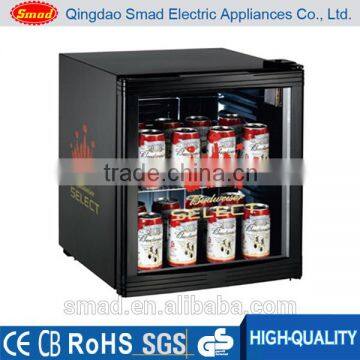 52L Mini refrigerator glass door display fridge showcase