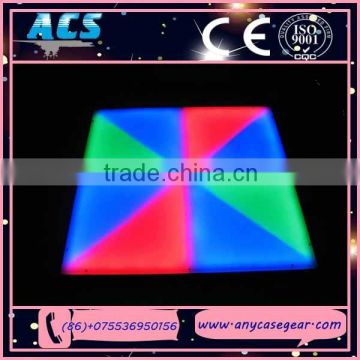 ACS RGB leds manufacture dance flooring, interactive led floor light for wedding