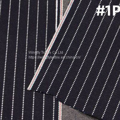 9.2 Oz Striped Denim Fabric By The Yard Wabash Selvedge Denim Jean Shirt Skirt Dress Cloth Summer Clothing Material W181514P photo-3