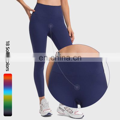 Hot Sale Girl Women High Waisted Nude Crotchless Yoga Tights Leggings Pants Sexy Neon Custom Fitness & Yoga Wear