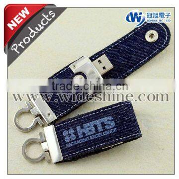 Denim USB Flash Drive with Jeans pen drive for bussiness gifts