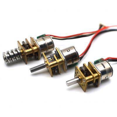 10mm Stepper Motor 3v 5v 12v Micro Gear Stepper Motor With Copper Worm photo-4