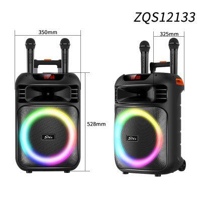 ZQS12133 OEM Active Big 60W Power Single 12 Inches Wireless Bluetooth Speaker With Colorful Lights photo-5