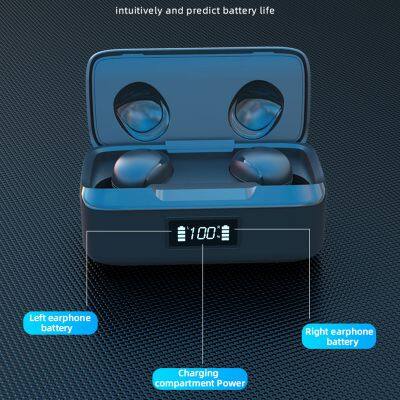 XY-10 TWS Wireless Headphone LED Display 9D HiFi Stereo Sport Waterproof Headsets BT5.0 Earphones With Microphone photo-4