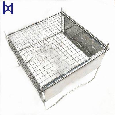 304 316 316L Stainless Steel Metal Wire Mesh Sterilization Basket Medical Ultrasonic Cleaning