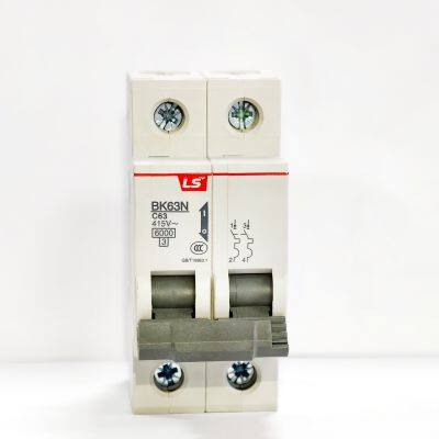 LS Official genuine New Original BK63N 2P  C D type Circuit Breaker