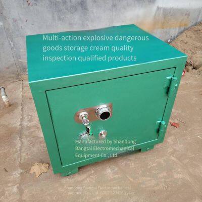 Qilu Bangtai Temporary Explosive Storage Cabinet for Construction Sites, Explosion-proof Cabinet for Explosive Items, Dual-lock Storage Box for Pyrotechnics photo-5