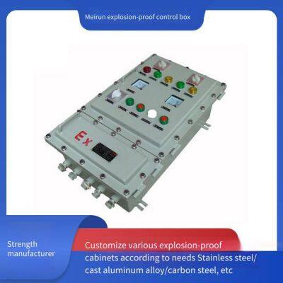 Meirun Cast Aluminum Alloy Explosion-proof Control Box, Suitable for Oil Extraction, Refining and Chemical Plants, Flameproof Control Cabinet photo-5