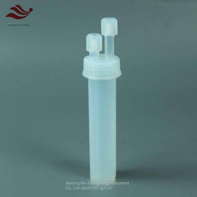 60ml Pfa Gas Purge Bottle, Hydrogen Absorption Bottle, Anti-corrosion Reaction Tank, One-piece Molding, 1/4 Fitting With Good Sealing