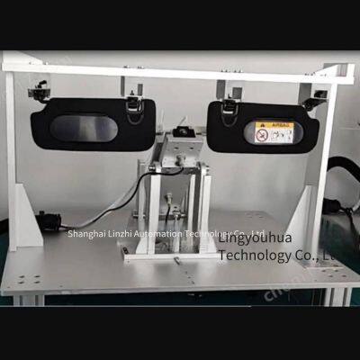 linzhi automation | Тестовый стенд на долговечность крюков автомобильных козырьков при высоких и низких температурах | Тест на долговечность крюков козырьков