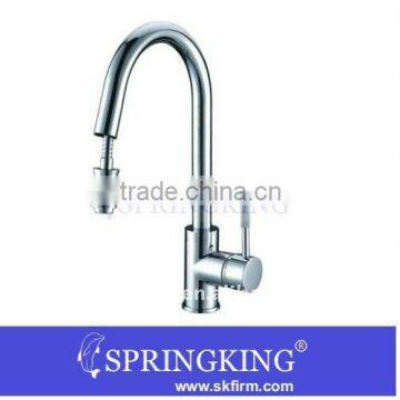 Silver Color Kitchen Brass Water Tap