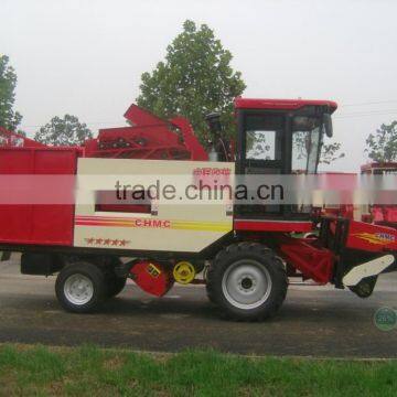 peeling and picker 4 rows maize harvesting machine