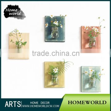 2015 Newly Design Painted Color Wall Art Garden Pot