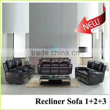 Modern genuine leather italian furniture made in china