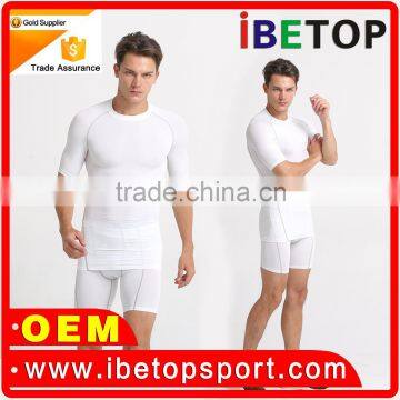 Custom Top Quality White Compression Tights for Men