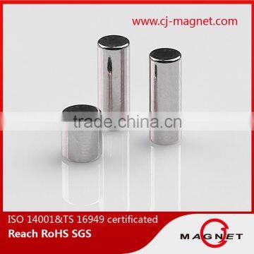 N35M TS16949 bar neodymium magnet with coating nickel manufactuer in China