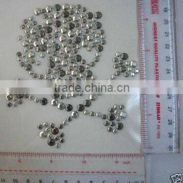 Hot Fix Iron on Appliques, Rhinestud Heat Transfer