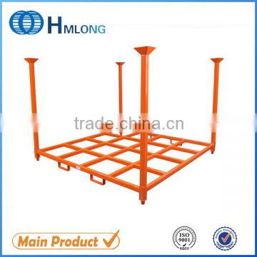 Metal material handling stacking powder coating portable tire rack