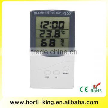 Best selling indoor outdoor thermometer, portable greenhouse hygrometer